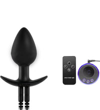 Electric Shock Butt Plug Anal Beaded Prostate Massager with Remote Control