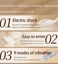 Electric Shock E-Stim Wearable Egg Vibrator with App Control