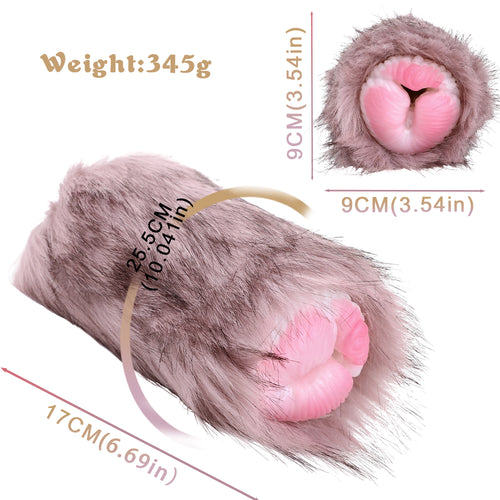 GEEBA Plush Wolf Dog Pocket Pussy Fantasy Male Masturbator