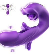 G-Spot Vibrator with 7 Flapping 7 Vibrating 5 Licking & Sucking