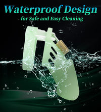 Venusfun Glow Silicone Chastity Cage with Penis Rings and Adjustable Lock