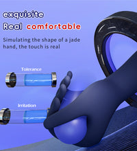 Hand Shaped Five Fingers Male Glans Training Penis Massager