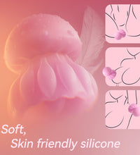 Jellyfish 360° Tongue Licking Clit Vibrator with LED Rainbow Colors