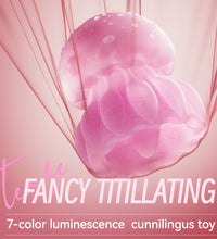 Jellyfish 360° Tongue Licking Clit Vibrator with LED Rainbow Colors