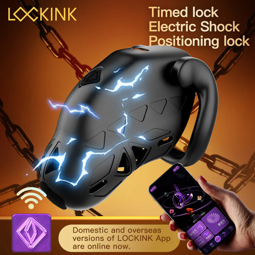 LOCKINK Electric Shock Cage App Smart Chastity Cage Remotely