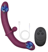 Lesbian Double Ended Dildo Vibrator with Remote