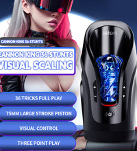 Leten Cannon King SE 5 Speeds 10 Telescopic Male Masturbation Cup