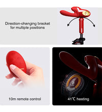 Leten Thrusting & Sucking Sex Machine with Suction Cup & Remote Control