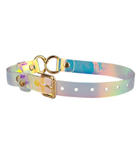 Venusfun BDSM Ball Gag with Liquid Silicone Glass Bead Adjustable Mouth Gag for Couples