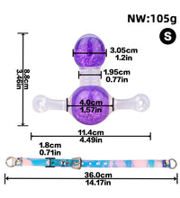 Venusfun BDSM Ball Gag with Liquid Silicone Glass Bead Adjustable Mouth Gag for Couples