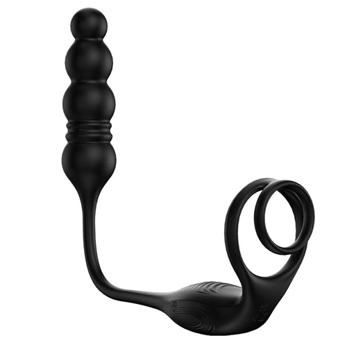 Prostate Massager Vibrating Cock Ring Anal Plug Prostate Vibrator