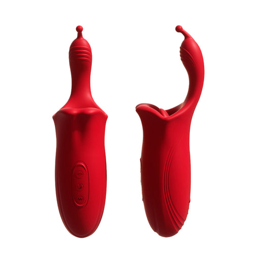 Mouth Kissing Tongue Toy Clitoral & G-spot Vibrator