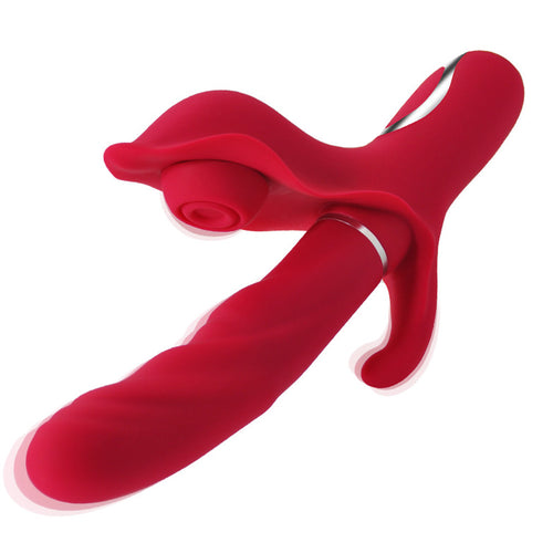 Rabbit Vibrator Sucking Slapping Clitoris Multi-Functional G-Spot Dildo