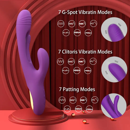 Venusfun G-Spot Patting Rabbit Vibrator With 21 Modes