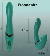 Double Ended Rotating G-Spot Tongue Licking Vibrator