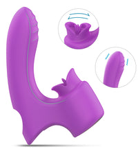 S-Hande Finger Vibrator With Tongue Lick Sucking Clitoral