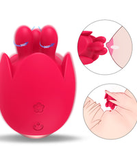 S-Hande Rotating Rose Clitoral Vibrator Nipple Stimulator