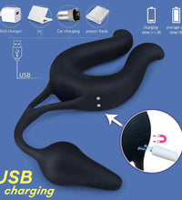 S-Hande Vibrating Penis Ring with Prostate Massager