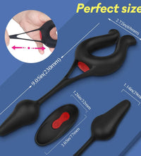S-Hande Vibrating Penis Ring with Prostate Massager