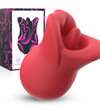 Seductive Red Lips Female Tongue Vibrator