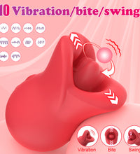 Seductive Red Lips Female Tongue Vibrator