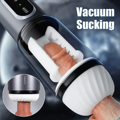 Svakom Thrusting & Rotating & Sucking Masturbator with Suction Cup
