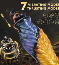 Thrusting & Vibrating Phoenix Dildo With Remote