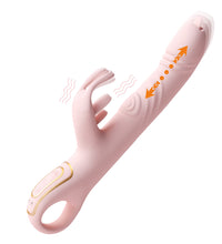 Tongue Licking Rabbit Thrusting Vibrator Clitoral Stimulator