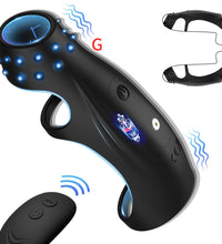 Vibrating Triple Cock Ring Couples Vibrator with Remote Control