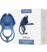 SVAKOM Barzillai Stimulation Cock Ring App Controlled