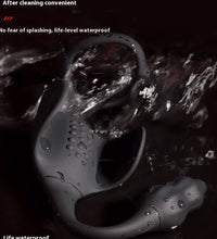 Venusfun 2 in 1 Thrusting Prostate Massager Butt Plug Penis Ring with App Control