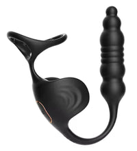 Venusfun 2 in 1 Thrusting Prostate Massager Butt Plug Penis Ring with App Control