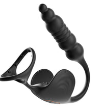 Venusfun 2 in 1 Thrusting Prostate Massager Butt Plug Penis Ring with App Control