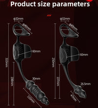 Venusfun 2 in 1 Thrusting Prostate Massager Butt Plug Penis Ring with App Control