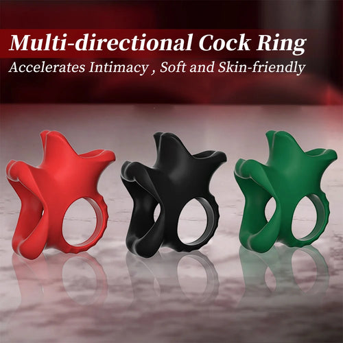 Venusfun 3 in 1 Silicone Cock Ring Secure Fit for Intense and Extended Sessions