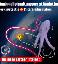 Venusfun App Controlled Vibrating Cock Ring 10 Modes Silicone Ring for Shared Orgasms