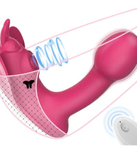 Venusfun Clitoral Sucking Butterfly Vibrator G Spot Massager 10 Modes Adult Sex Toy for Women