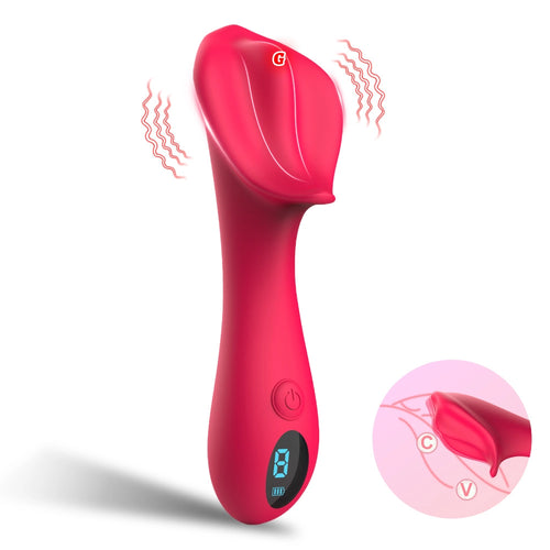 Venusfun Clitoral Vibrator 9 Modes Waterproof Silicone Clit Stimulator for Intense Orgasms