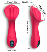 Venusfun Clitoral Vibrator 9 Modes Waterproof Silicone Clit Stimulator for Intense Orgasms