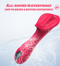 Venusfun Clitoral Vibrator 9 Modes Waterproof Silicone Clit Stimulator for Intense Orgasms