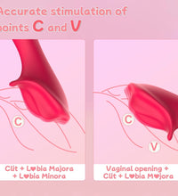 Venusfun Clitoral Vibrator 9 Modes Waterproof Silicone Clit Stimulator for Intense Orgasms