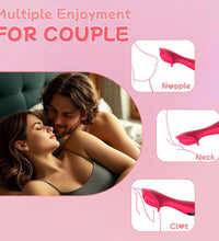 Venusfun Clitoral Vibrator 9 Modes Waterproof Silicone Clit Stimulator for Intense Orgasms