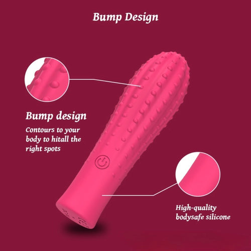 Venusfun Full Silicone Bullet Vibrator Women’s Intimate Massager for Powerful Climax