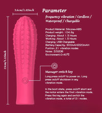 Venusfun Full Silicone Bullet Vibrator Women’s Intimate Massager for Powerful Climax