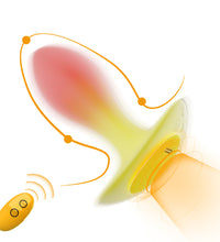 Venusfun Koi Silicone Vibrating Clitoral Butt Plug with Remote Control