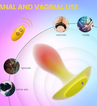 Venusfun Koi Silicone Vibrating Clitoral Butt Plug with Remote Control