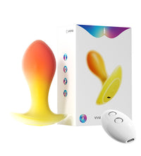 Venusfun Koi Silicone Vibrating Clitoral Butt Plug with Remote Control