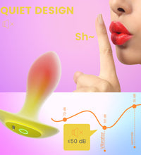 Venusfun Koi Silicone Vibrating Clitoral Butt Plug with Remote Control