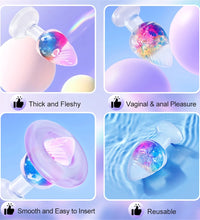 Venusfun Liquid Silicone Threaded Anal Plug Soft Flexible Butt Plug for Couples BDSM Play