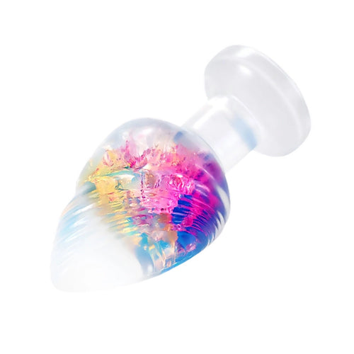 Venusfun Liquid Silicone Threaded Anal Plug Soft Flexible Butt Plug for Couples BDSM Play